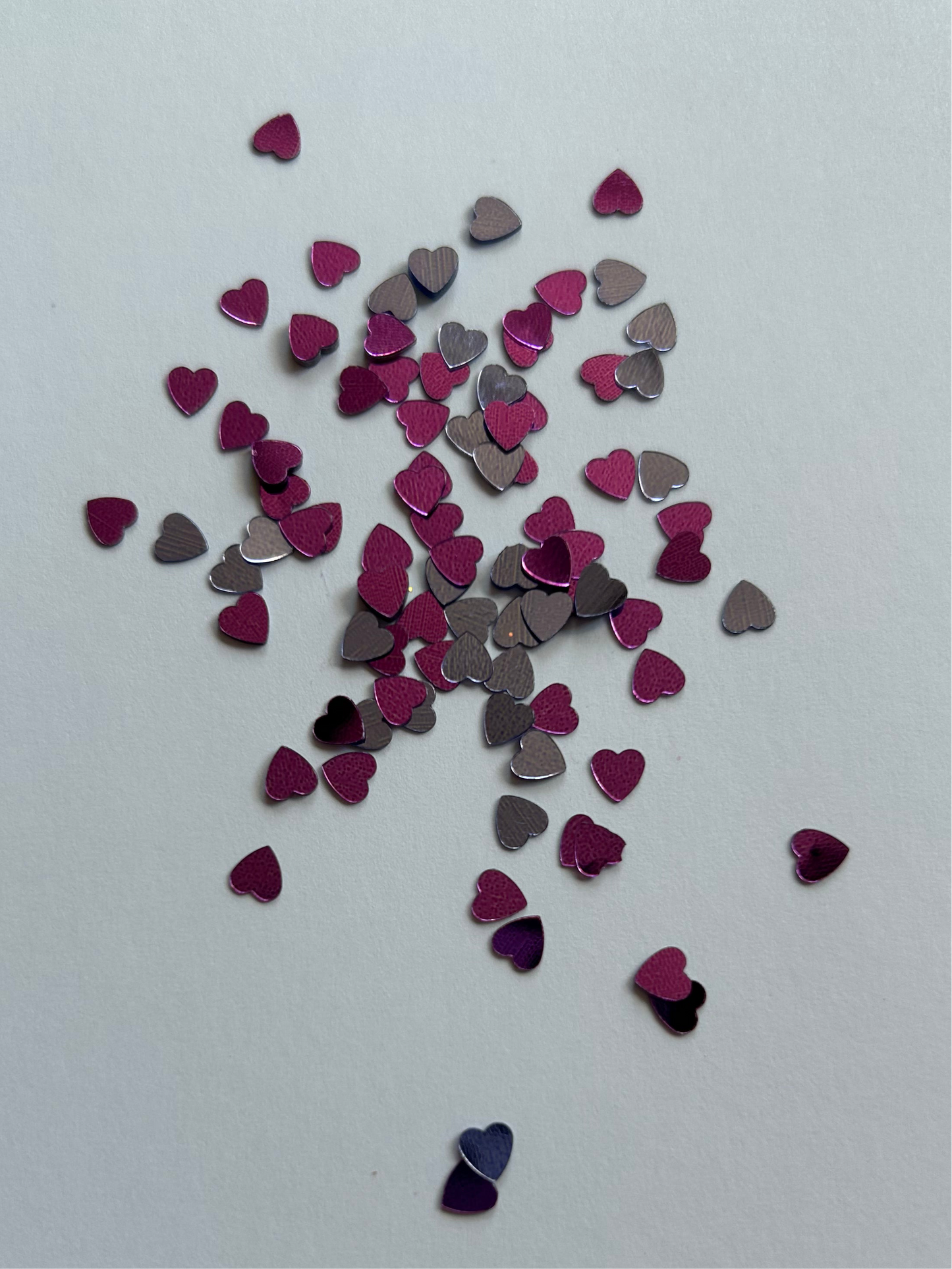 Pink & Black Hearts